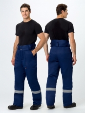 Брюки зимние Экспертный-Люкс (тк.Смесовая,210), т.синий