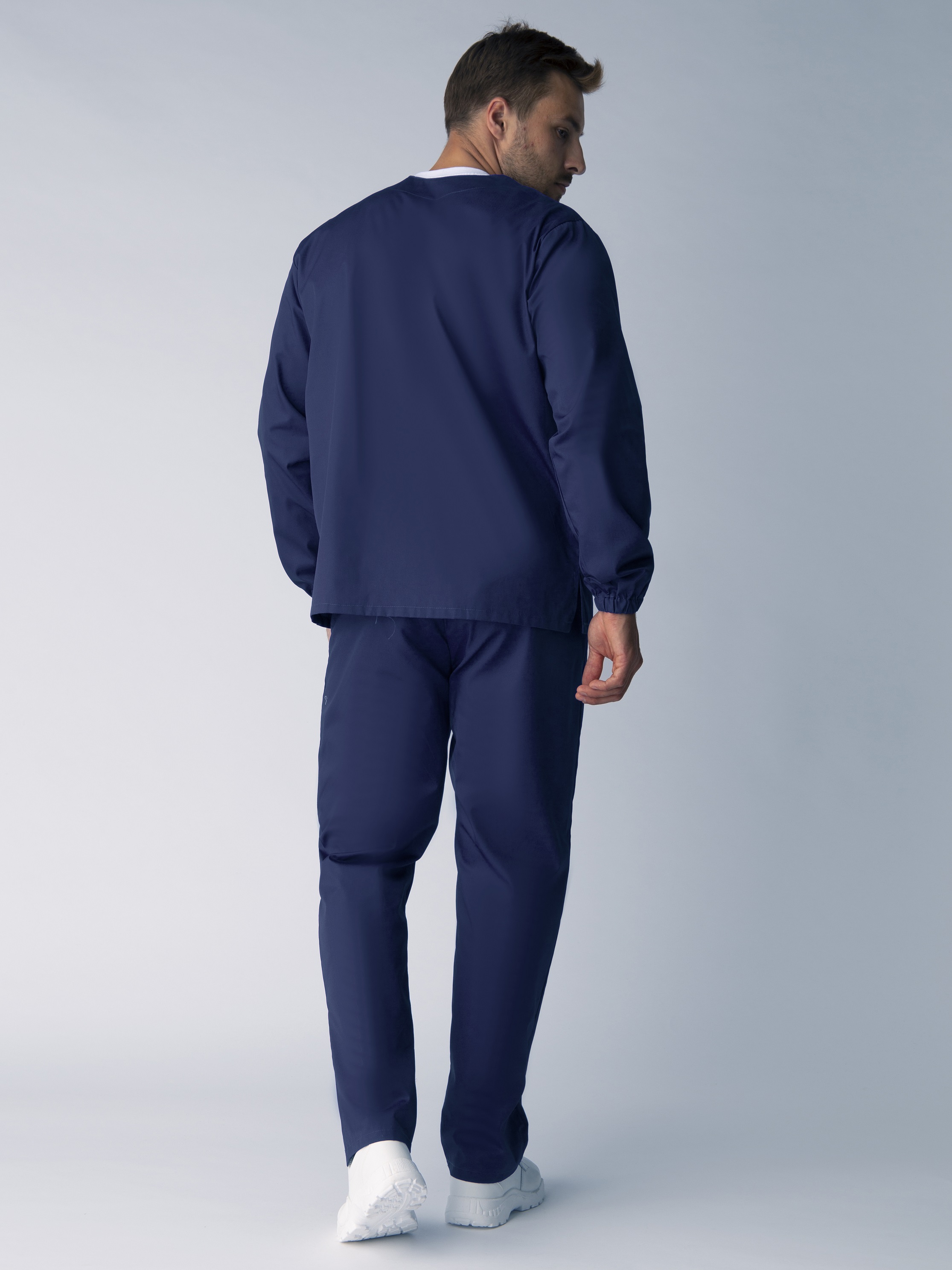 Костюм мужской ХАССП-Стандарт (тк.Оптима,160), васильковый