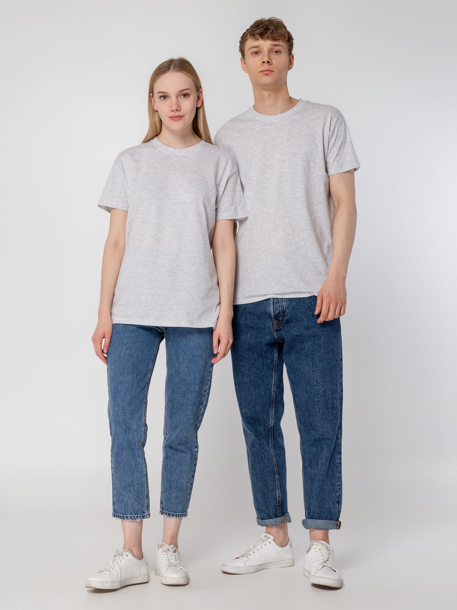 Футболка Regent 150, светло-серый меланж