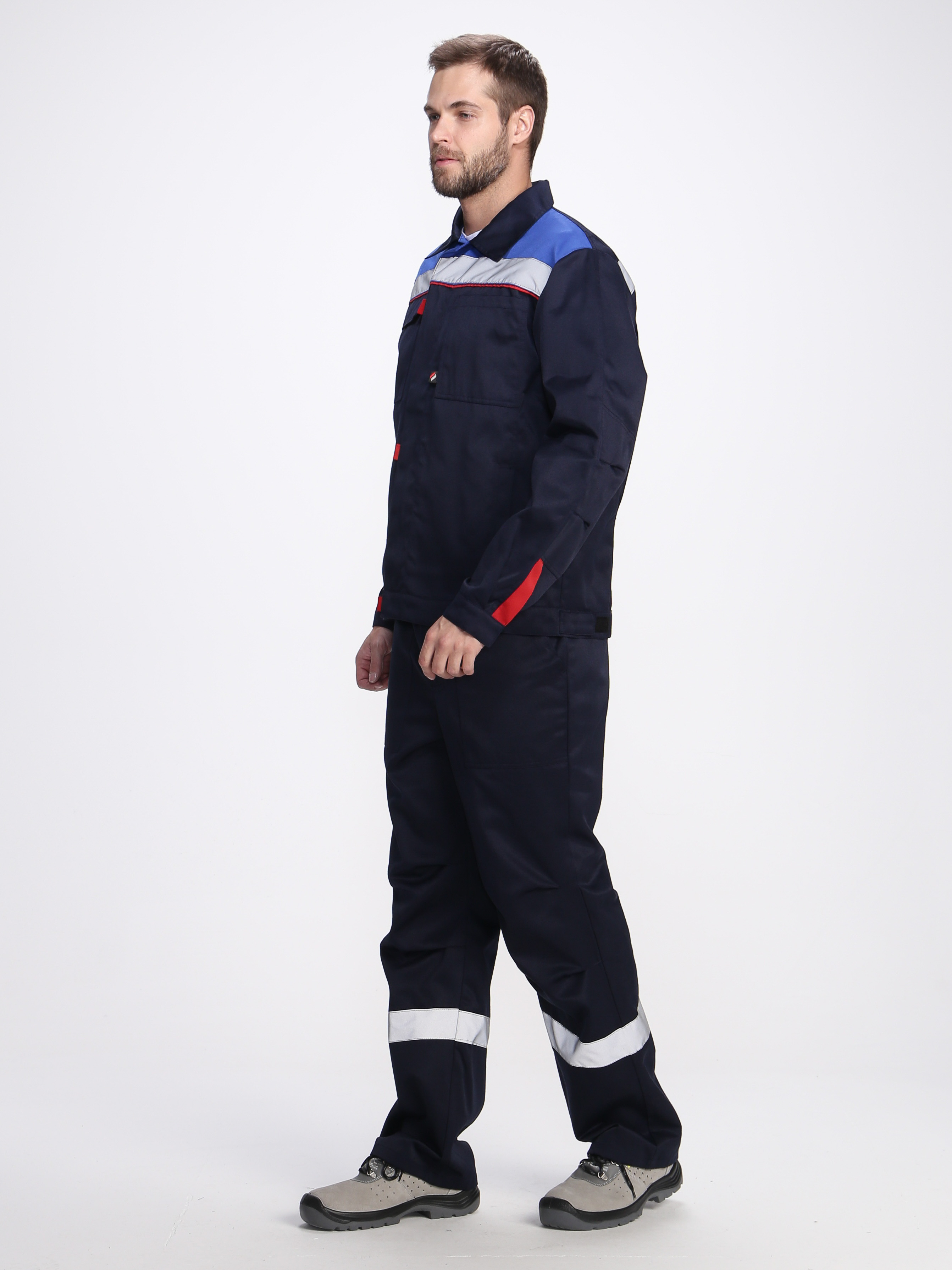 Костюм Фаворит-2 СОП (тк.Смесовая,210) п/к, т.синий/васильковый