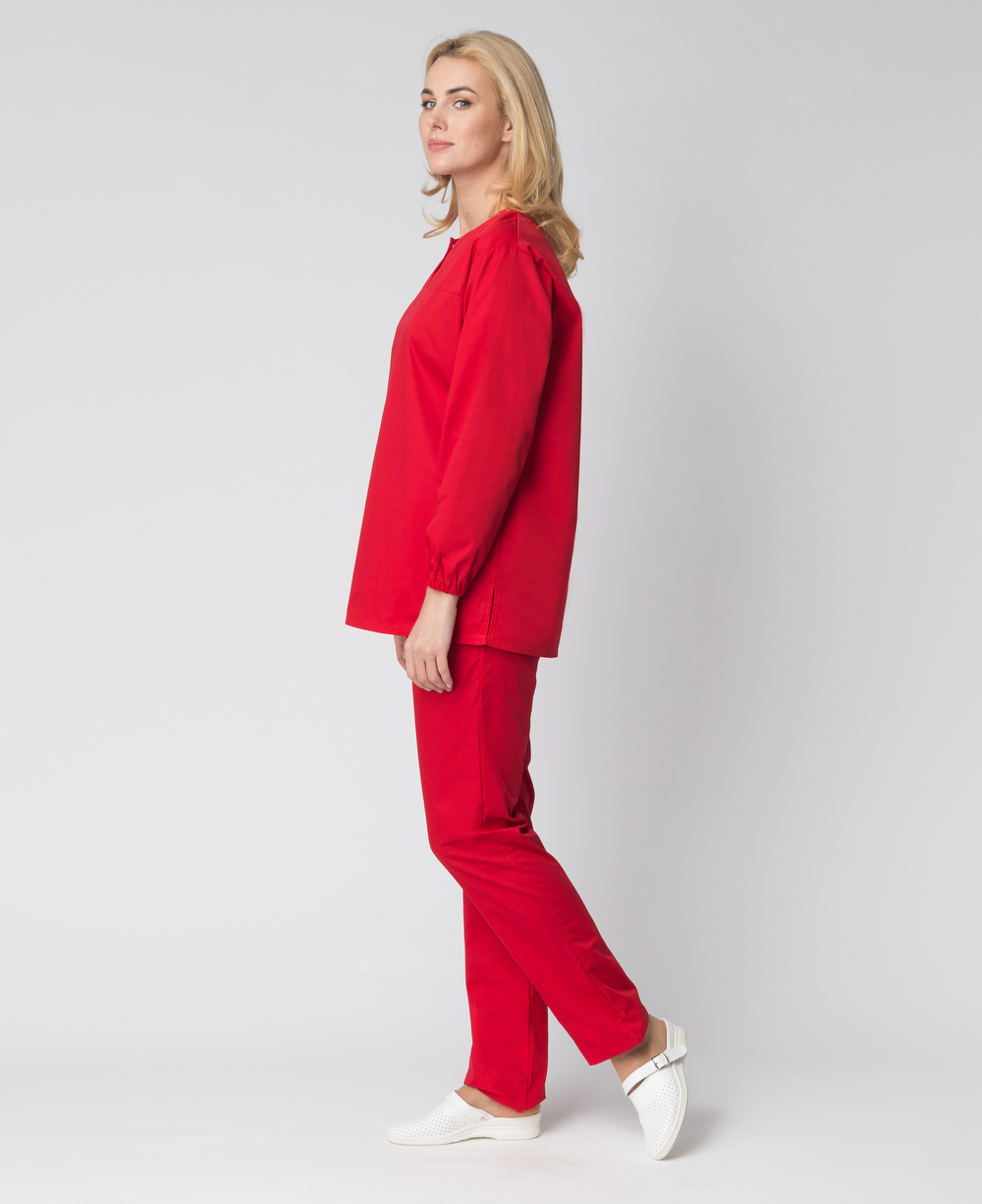 Костюм женский ХАССП-Стандарт (тк.Оптима,160), красный