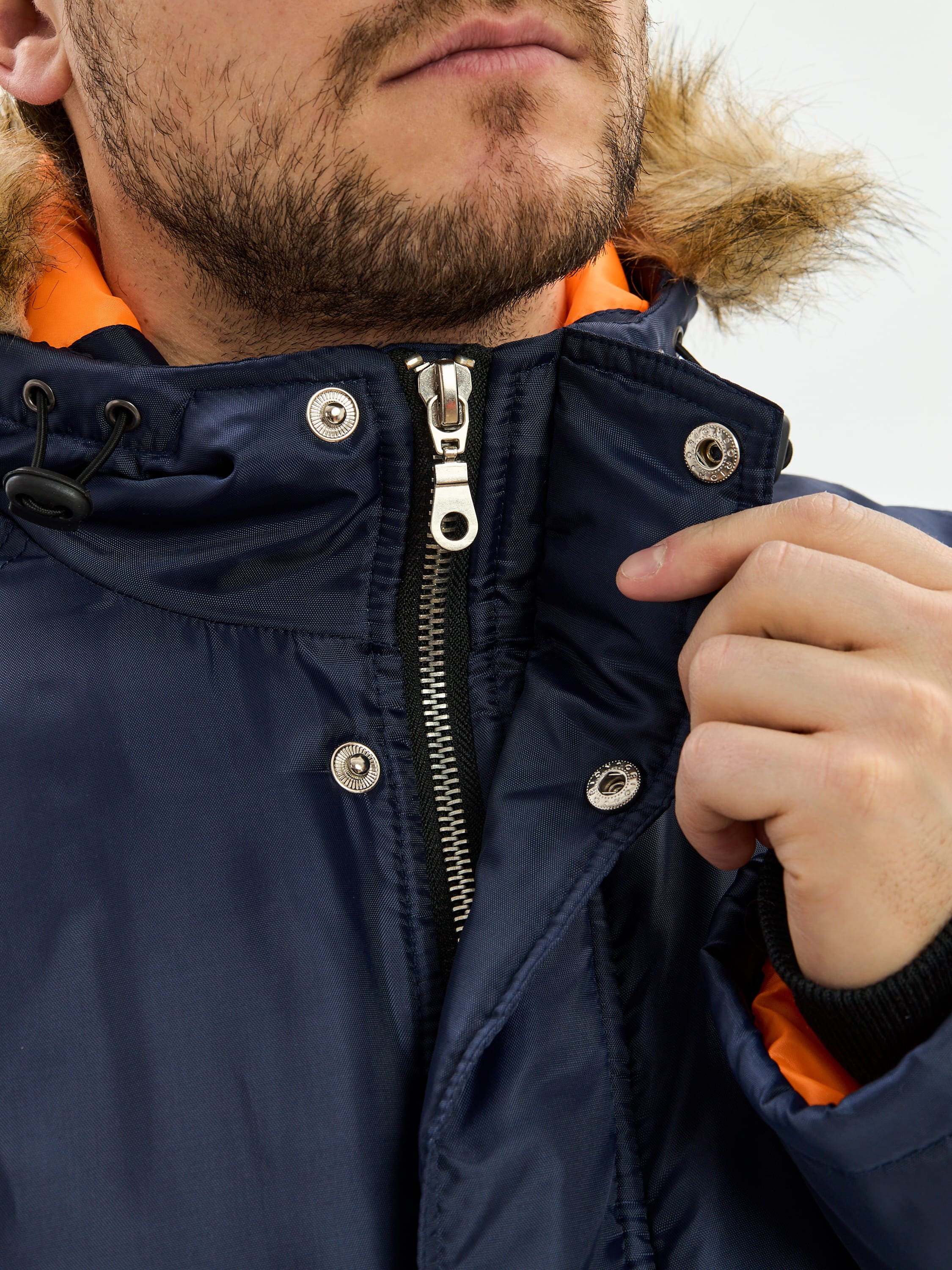 Куртка зимняя Аляска (тк.Оксфорд), т.синий