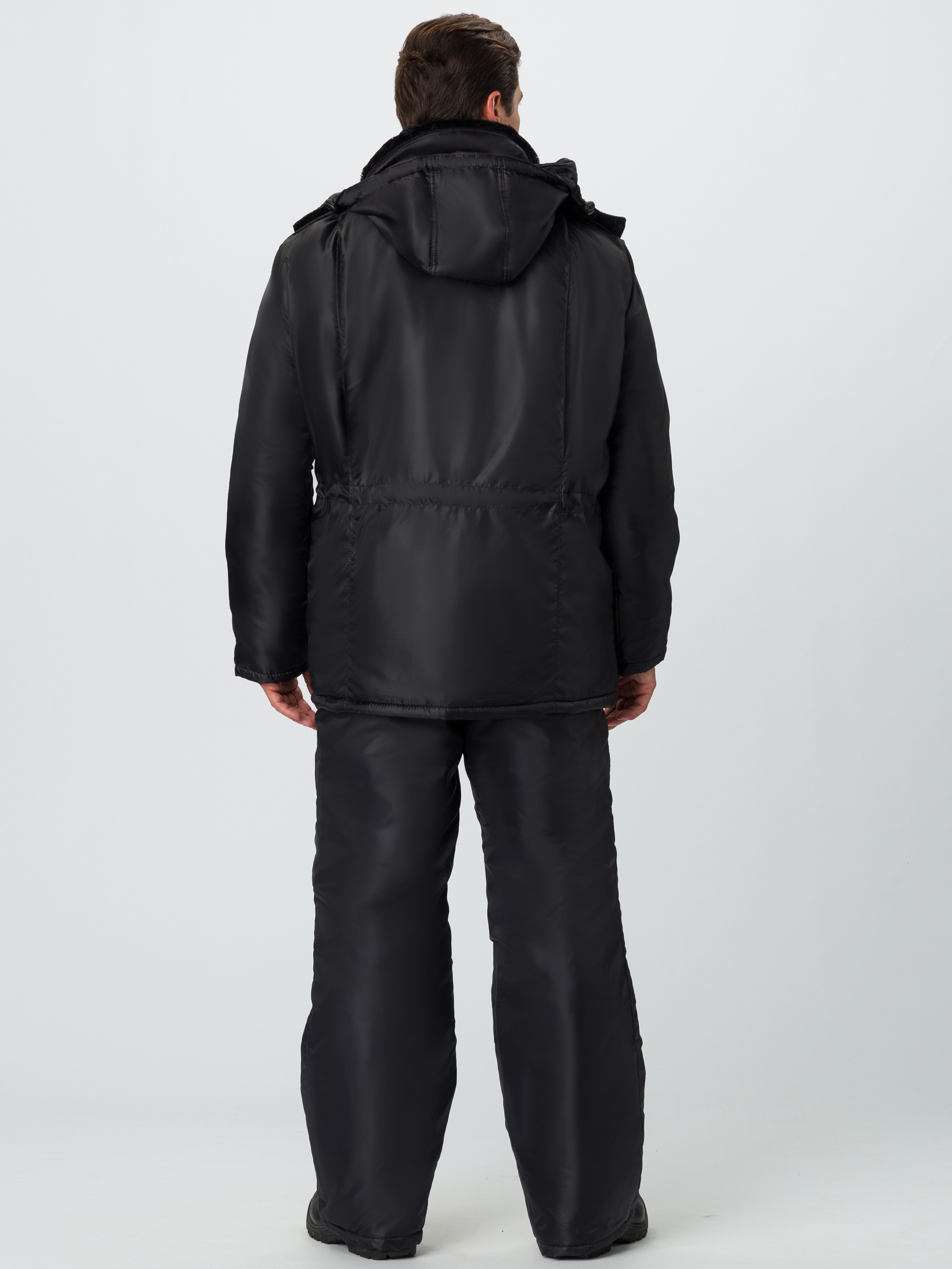 Костюм зимний для Охранника (тк.Оксфорд) п/к, черный