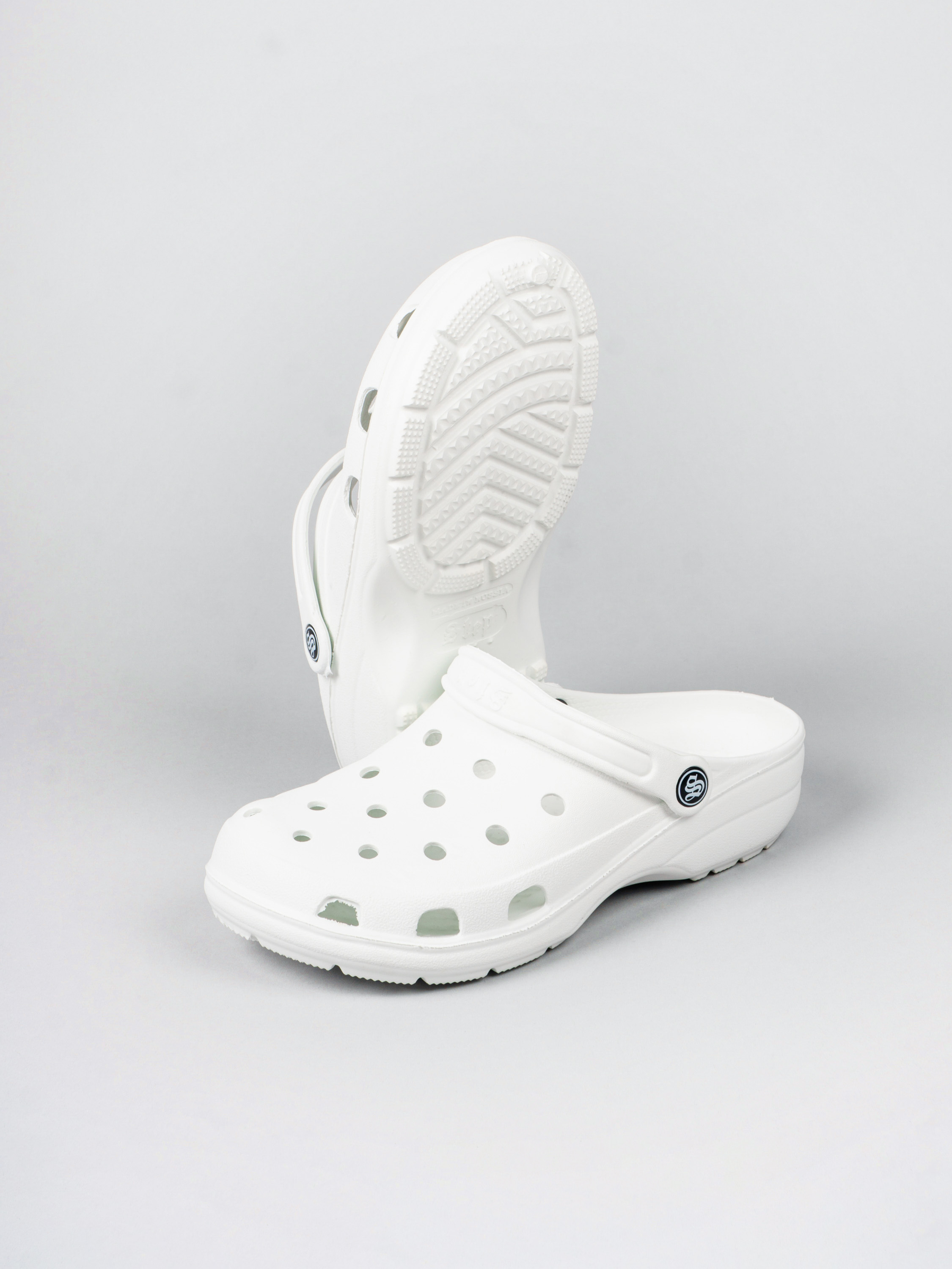 Сабо с перфорацией женские ЭВА Step, белый