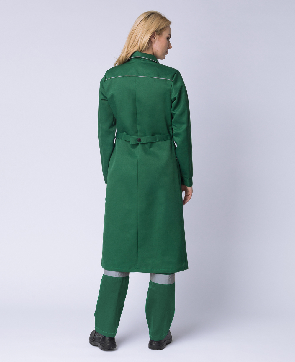 Халат женский ИТР (тк.Смесовая,210), зеленый