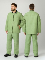 Костюм сварщика усиленный 1 кл.защиты (тк.Брезент, 480), цвет (в ассортименте)