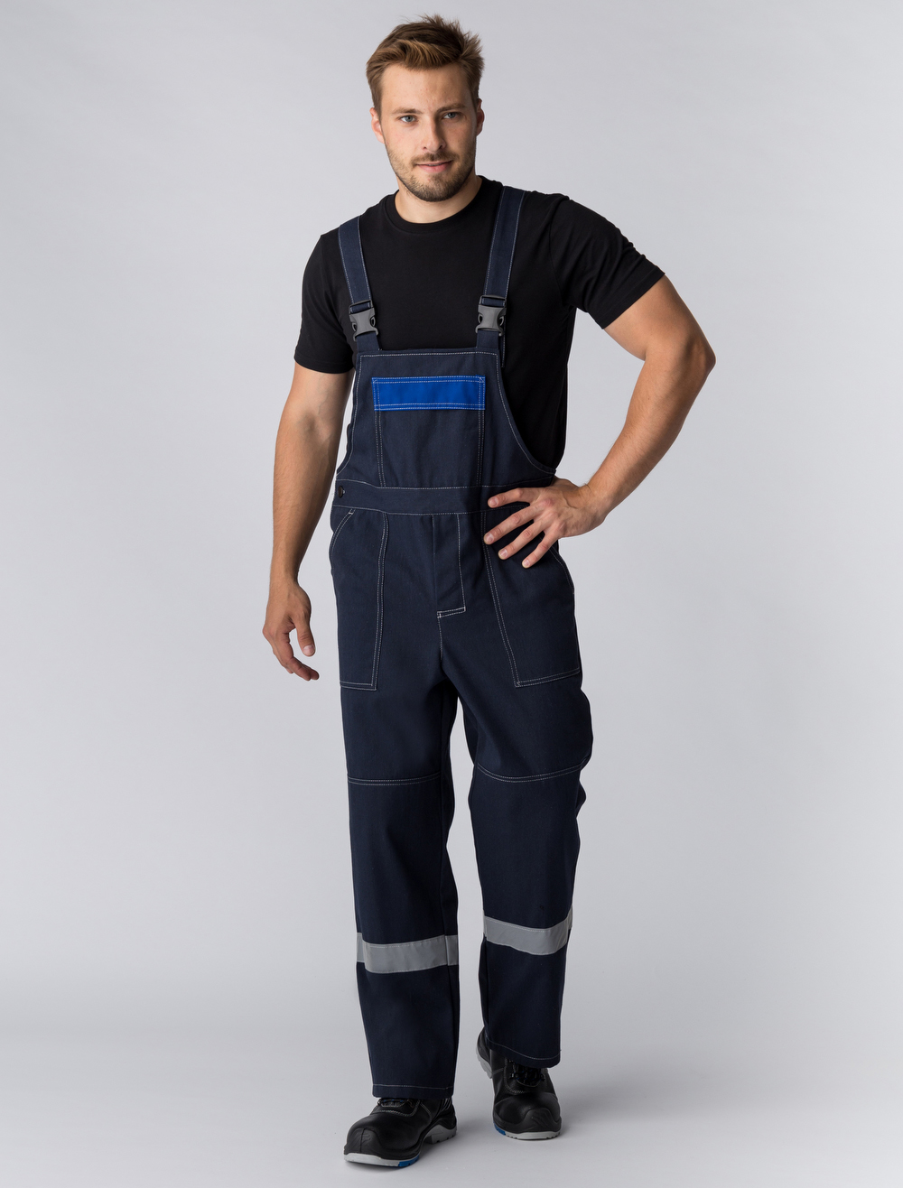 Костюм Липецк СОП (тк.Смесовая,260) п/к, т.синий/васильковый